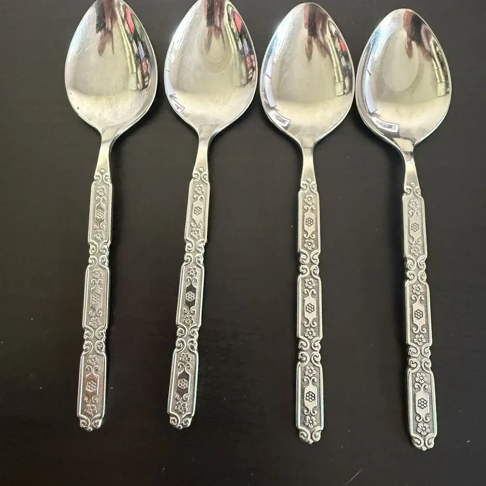Oneida Heirloom Cube Stainless RAPHAEL Black Accent Serving Utensils &‎ Flatware